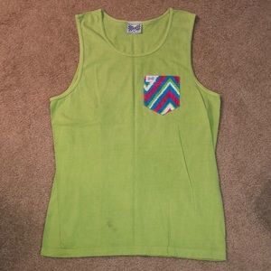 Fraternity Collection tank top w/frocket